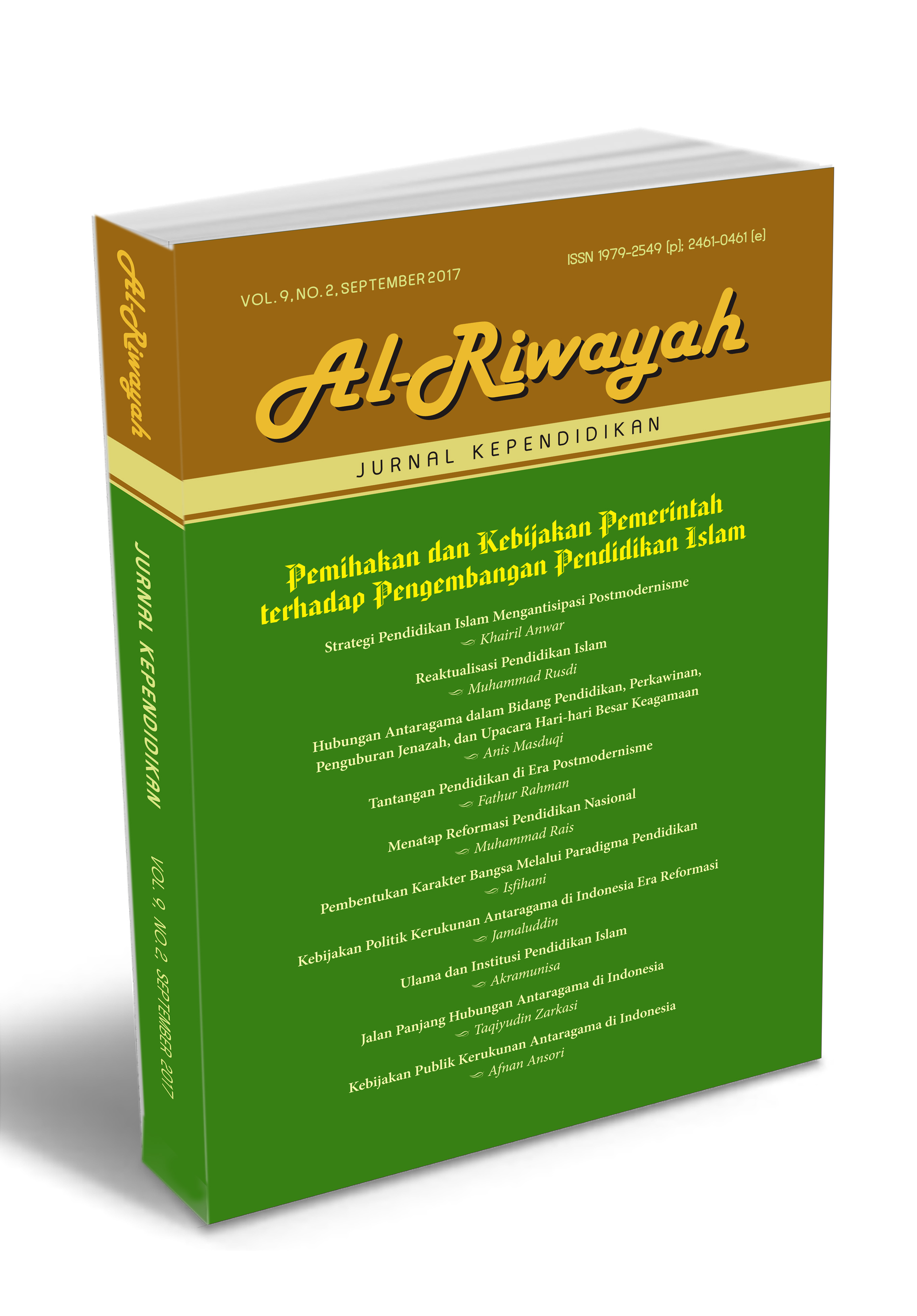 					View Vol. 16 No. 1 (2024): Al-Riwayah: Jurnal Kependidikan
				