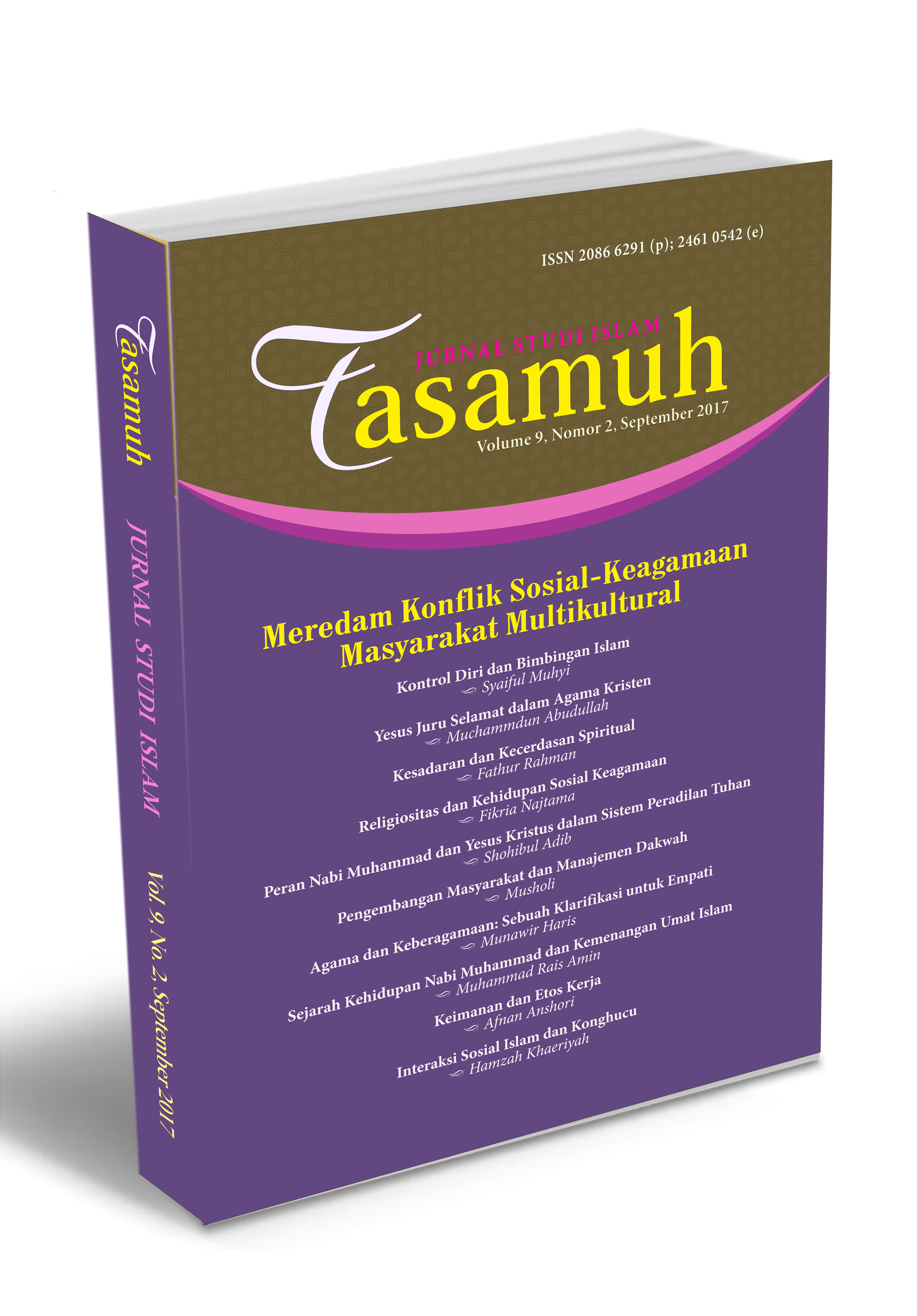 					View Vol. 9 No. 2 (2017): Tasamuh: Jurnal Studi Islam
				