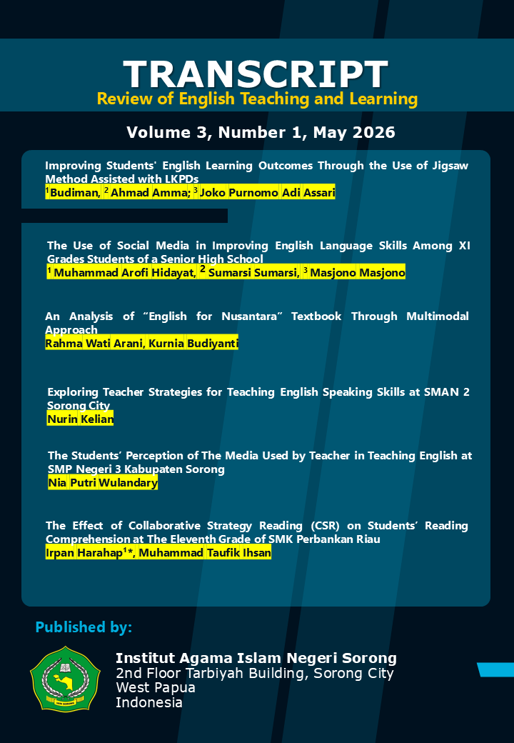 					View Vol. 3 No. 1 (2026): May
				